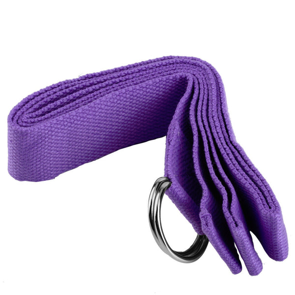1 pcs Yoga Stretch Strap D-Ring Belt