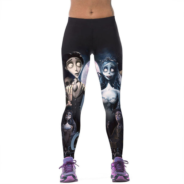 YOGA Workout Gym Digital Printing Sports Pants
