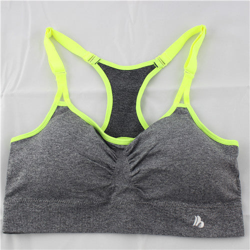 Push Up Bra Running Sports Shirts for Yoga